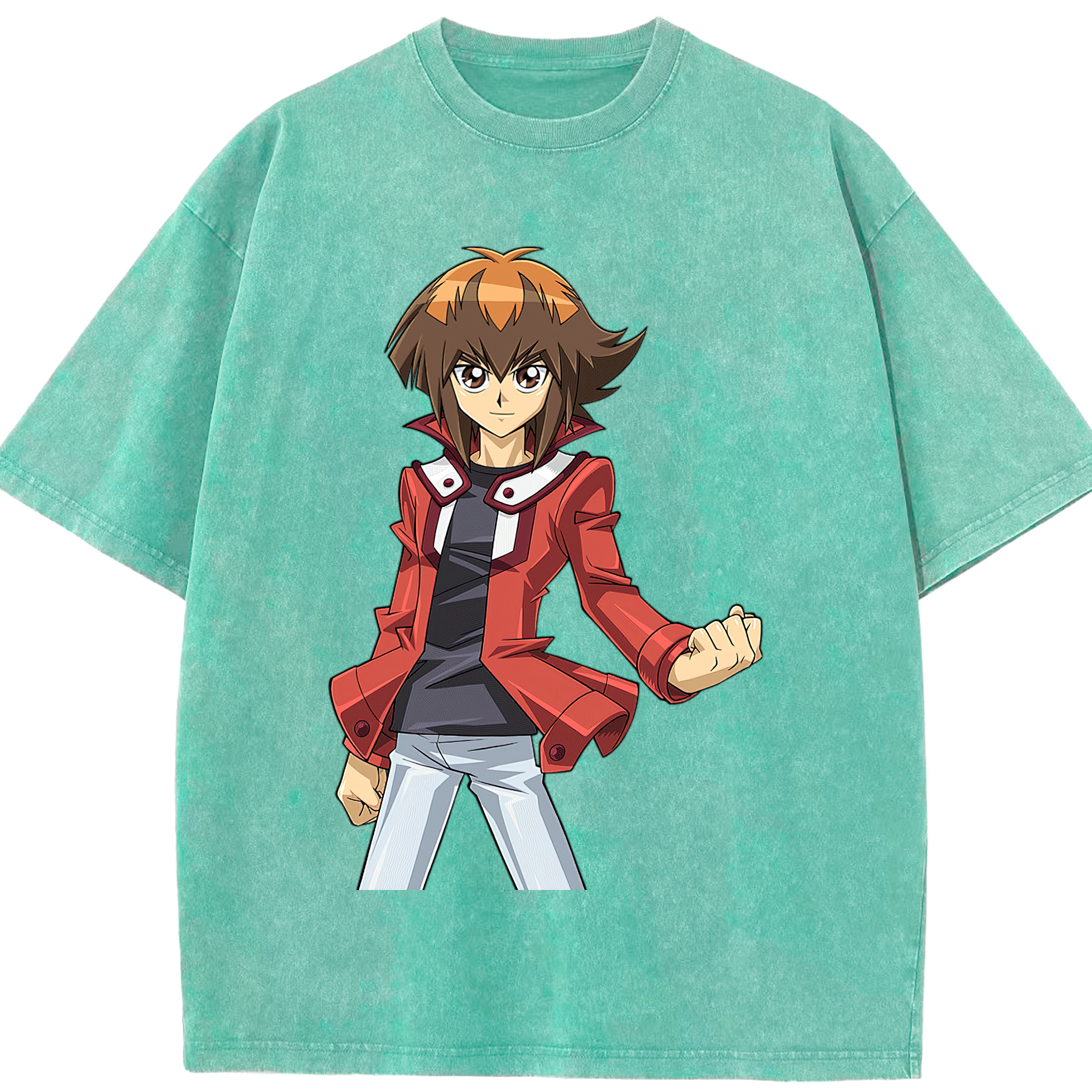（画像用） 遊☆戯☆王 Yu-Gi-Oh! 綿100% ヴィンテージ風 半袖Tシャツ（フロントプリント）
